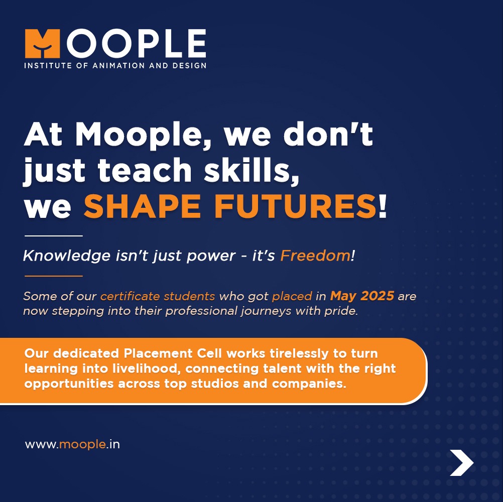 AVGC Industry in India: A Creative Career Revolution Begins at Moople Institute Dunlop