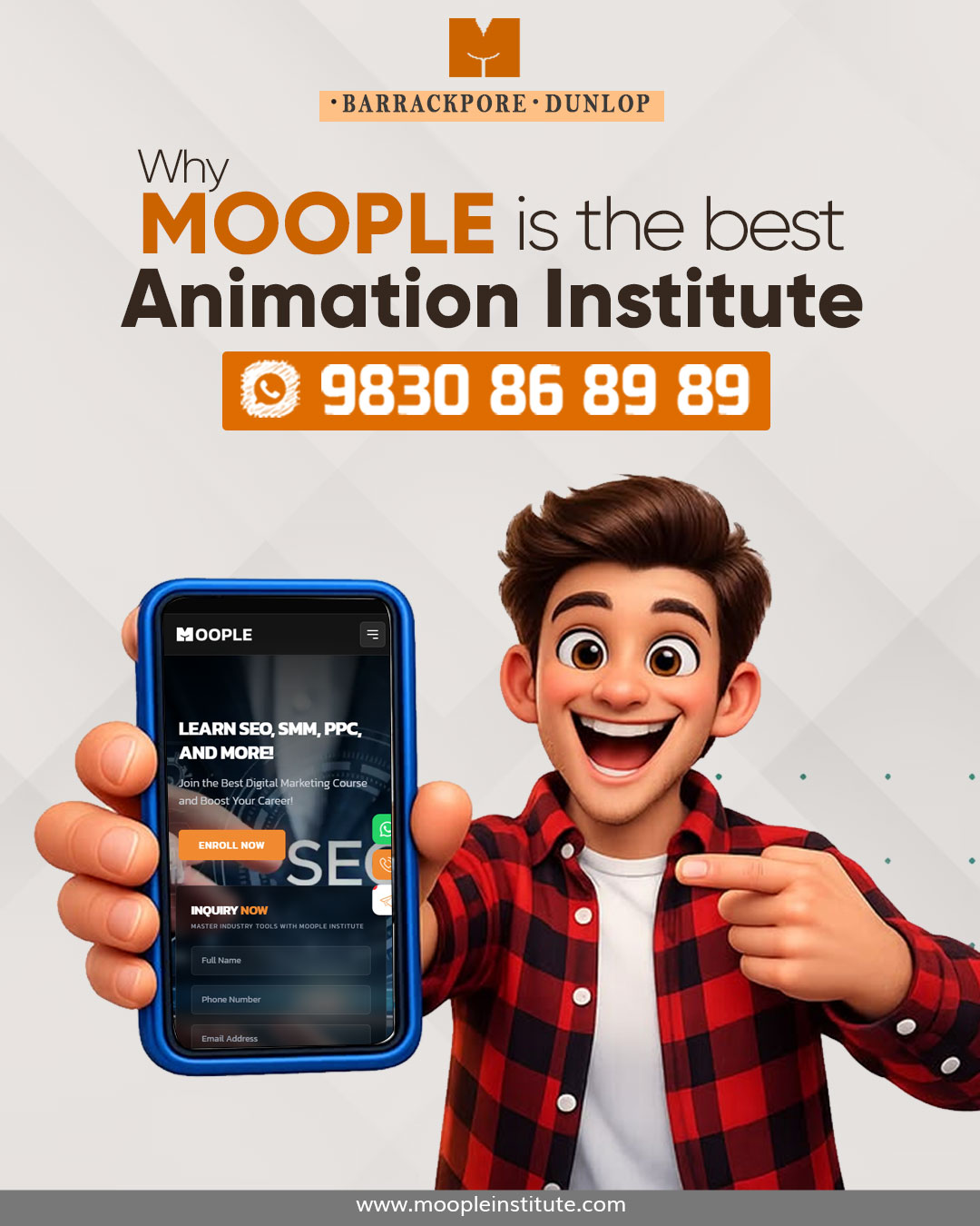 Best Animation and VFX Institute in North Kolkata: Moople Dunlop